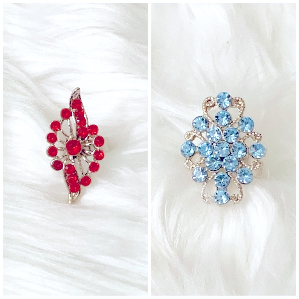 Two Costume Jewelry Rings